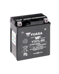 Yuasa YTX7L-BS 12V AGM Batteri till Motorcykel