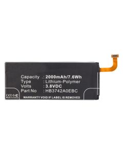 Batteri till bl.a. Huawei P6 (kompatibelt)