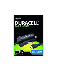 Duracell 12V Billaddare med Micro USB, 1 x 1000mA