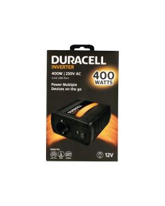 Duracell 400 W Omvandlare, 12 V till 230 V inkl. 2.4 A USB-Utgång