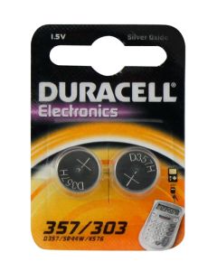 Duracell SR44/D357 - Klockbatterier med silveroxid (2 st.)