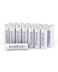 Panasonic eneloop AA / R06 (24 stk.) miljövänliga uppladdningsbara batterier - 2100 laddningar