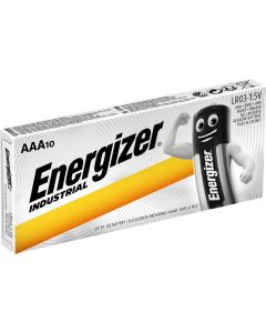 Energizer Industrial AAA / E92 Batterier (10 Stk. Förpackning)