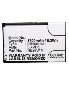 Batteri till Sonocaddie HE9701N (kompatibelt)