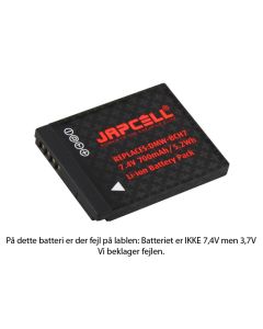 Japcell DMW-BCH7/DMW-BCH7E/DMW-BCH7GK-Batteri för Panasonic