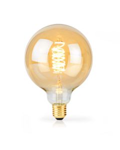 E27 LED glödlampa G125 4W (250lm), 2100K, Extra varmvit