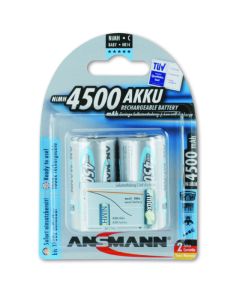 Ansmann max-e C/Baby/R14 4500 mAh (2 st.) Uppladdningsbara batterier