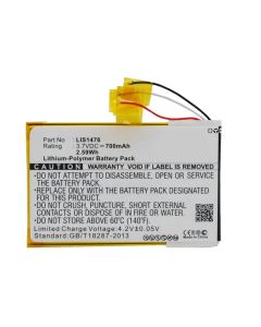Batteri till bl.a. Sony PRS-T1 / PRS-T2 / PRS-T3E (kompatibelt)