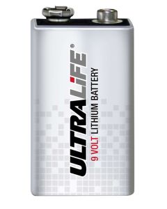 Ultralife Litium 9V batteri (1200 mAh) (10-årsbatteri)
