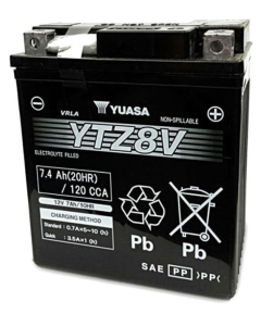 Yuasa YTZ8V 12V AGM Batteri til Motorcykel