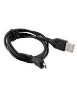Coast USB-A 2.0 till Micro USB laddkabel för t.ex. A22R / A25R / HP5R / HP7R, svart, 1m