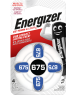 Energizer Hörapparat 675 Batterier (4 st. Förpackning)