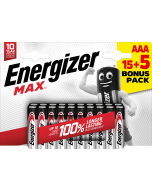 Energizer Max AAA / E92 Batterier (20 St. Blister) (15+5)