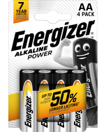 Energizer Alkaliska Power AA / E91 Batterier (4 st. Förpackning)