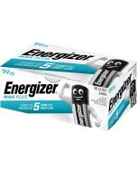 Energizer Max Plus 9v/522 (20 Stk. Förpackning)