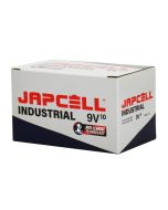 JAPCELL 9V/6LR61 Industrial alkaline batterier - 10 st.