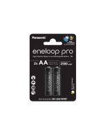 Panasonic eneloop Pro AA Uppladdningsbara batterier 2 stk. BK-3HCDE/2BE