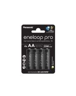 Panasonic eneloop Pro AA Uppladdningsbara batterier 4 stk. BK-3HCDE/4BE