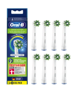 Oral-B CrossAction Tandborsthuvuden 8-pack - Vit