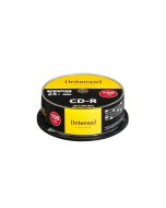 Intenso® CD-R 700MB/80 Min. 52x Speed - 25 st. På spindel (Printbar)