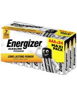 Energizer Alkaline Power AAA-alkaliska batterier – 24 stycken
