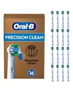 Oral-B Precision Clean tandborsthuvuden 16 stk. - hvid