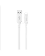 Dudao L2SL USB-A 2.0 till Lightning ladd- och datakabel, vit, 1,2m