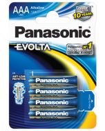 Panasonic Evolta Alkaline AAA/LR03/Micro-batterier 4 st.