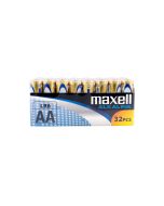 Maxell Long life Alkaline AA/LR6-batterier (shrink) - 32 st.