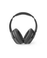 Nedis Bluetooth Over-Ear-hörlurar, 24 Timmars Batteritid, 25 dB Brusreducering, Snabb Laddning, Svart
