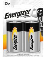 Energizer Alkaliska Power D / E95 Batterier (2 Stk. Blister)