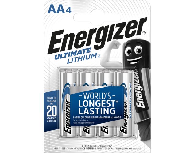 AA-batterier 4-pk, Svanenmärkta, Duracell Plus